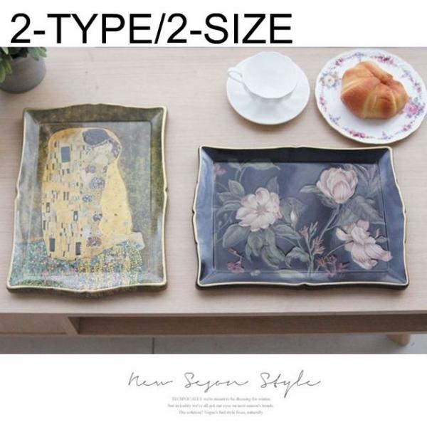 오동나무 엔틱 쟁반 2종 택1