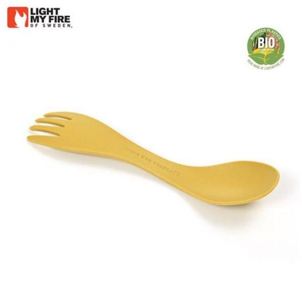 바이오 스포크 S 옐로우1P 숟가락 스푼 포크 캠핑