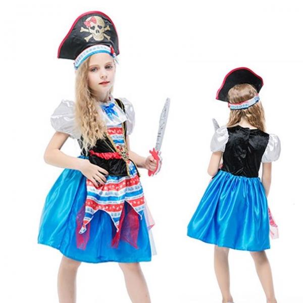 해적마녀 코스튬 할로윈 파티 코스프레 여아 마녀의상
