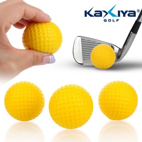 카시야 딤플형 스펀지볼 (6개입) 골프연습 스윙연습