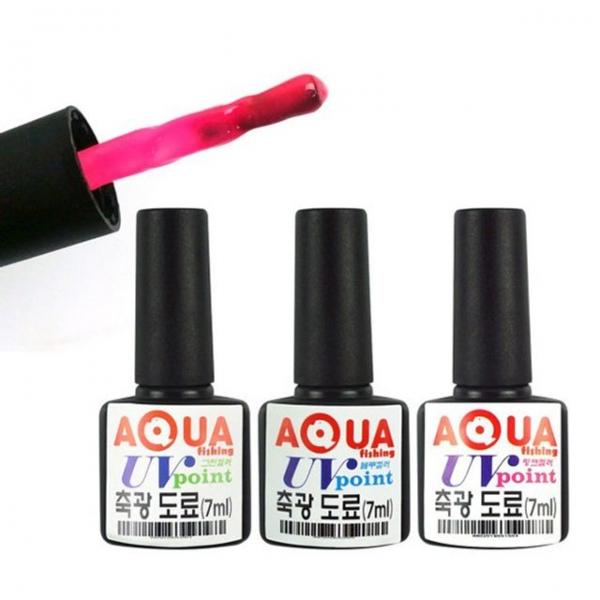 씨타임 아쿠아 UV포인트 축광도료 루어 매니큐어