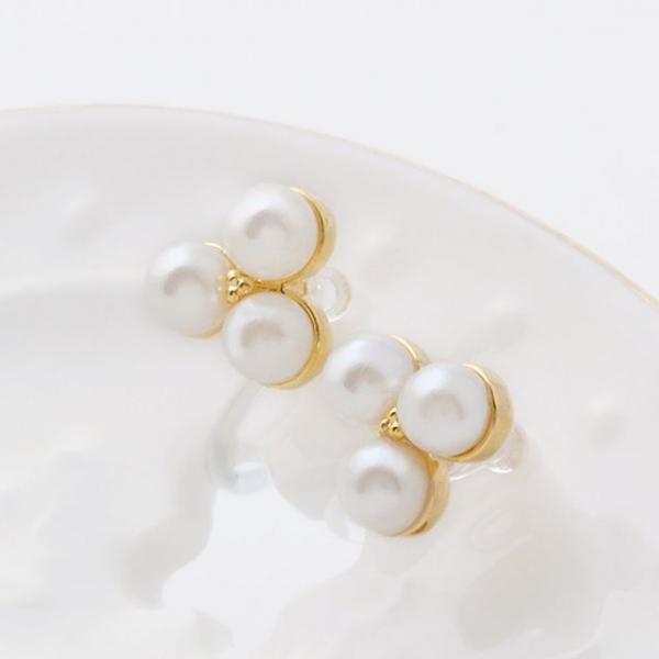 실리콘귀걸이 트리플버블 2종