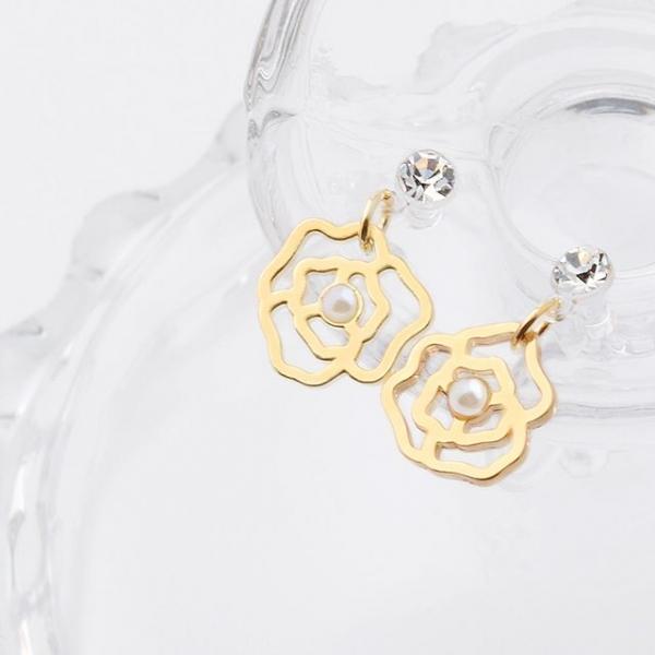 실리콘귀걸이 러브앤로즈 2종