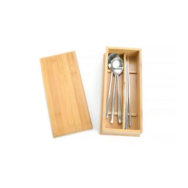 업소용 대나무 사각수저보관함 수저케이스