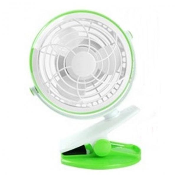 클립형 USB탁상용선풍기 그린 집게형 유모차선풍기