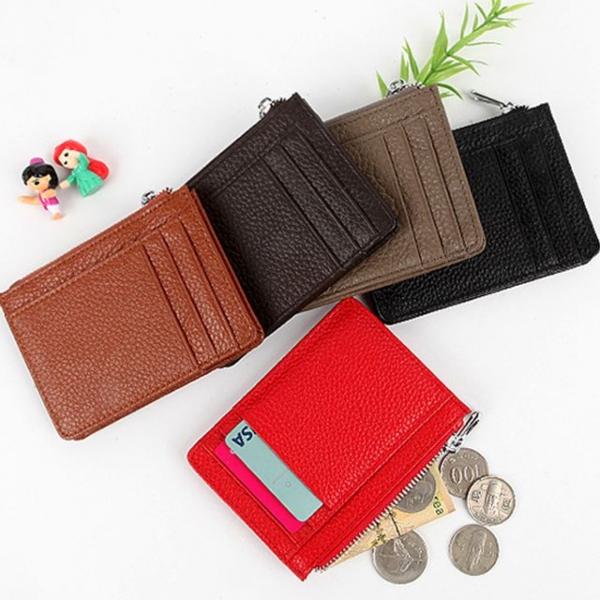 IJD 소가죽 카드지갑 지퍼 동전지갑 캐주얼지갑 남녀
