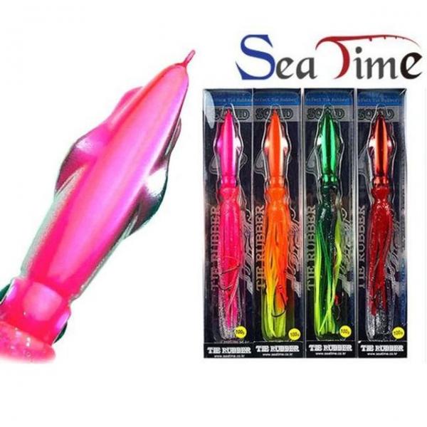 오징어 타이라바 120g 타이러버 유동추 미끼 루어낚시