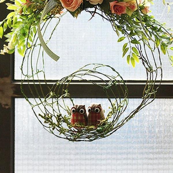 손으로 붙여서 만드는 그린 부엉이 관람차 가렌더