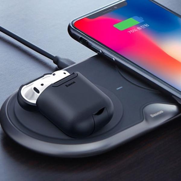 에어팟 듀오 에어팟 무선 충전 실리콘 케이스/보관함