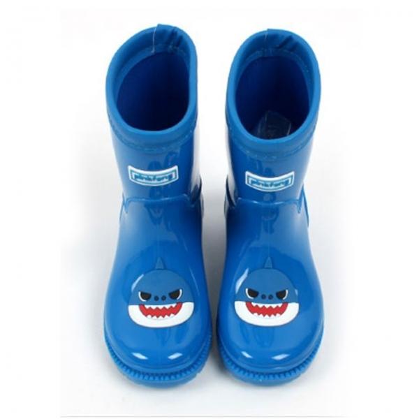 핑크퐁 아빠상어 아동 PVC 장화 캐릭터 아동 레인부츠
