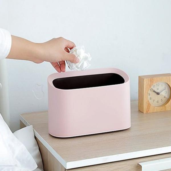 미니멀리즘 화장대 베드룸 주방 와이드 데스크 휴지통