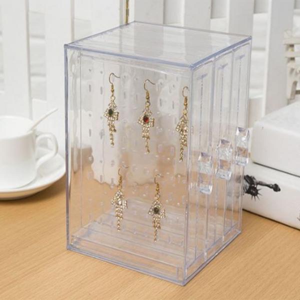투명 아크릴 귀걸이 정리함 투명 기본형