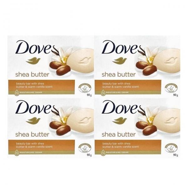 도브 시어버터 뷰티바 세수비누 클렌징바 90g 4개입