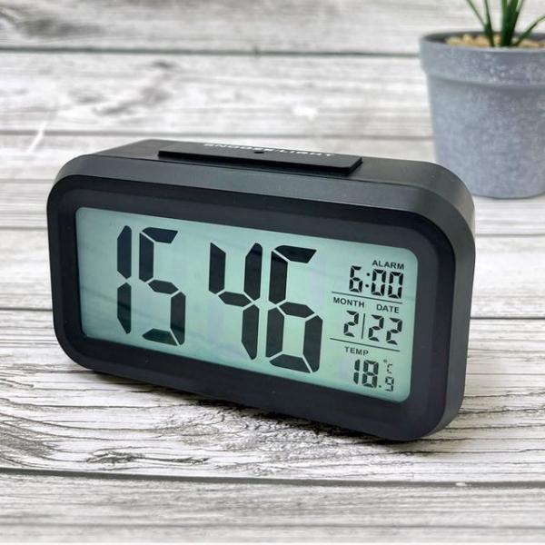 디자인 디지털 온습도계 알람 탁상 전자시계