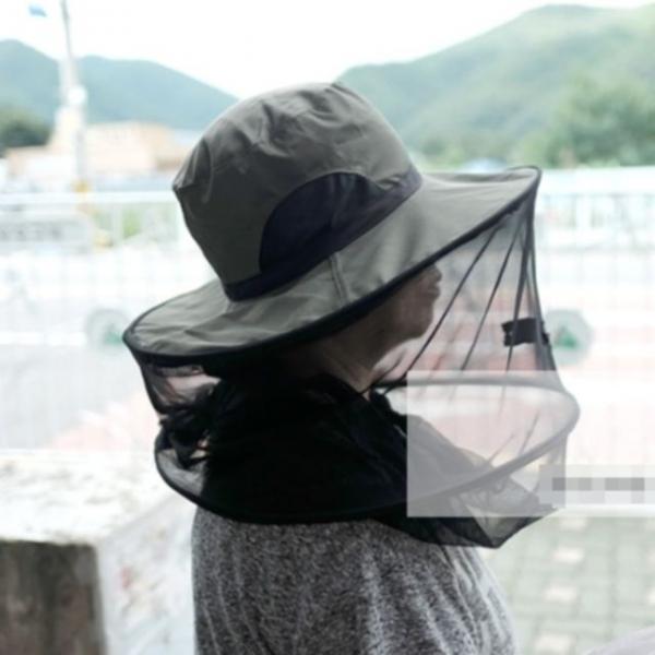 랜덤 1개 양봉용 벌망 모자 모자망 날파리 방지 모자