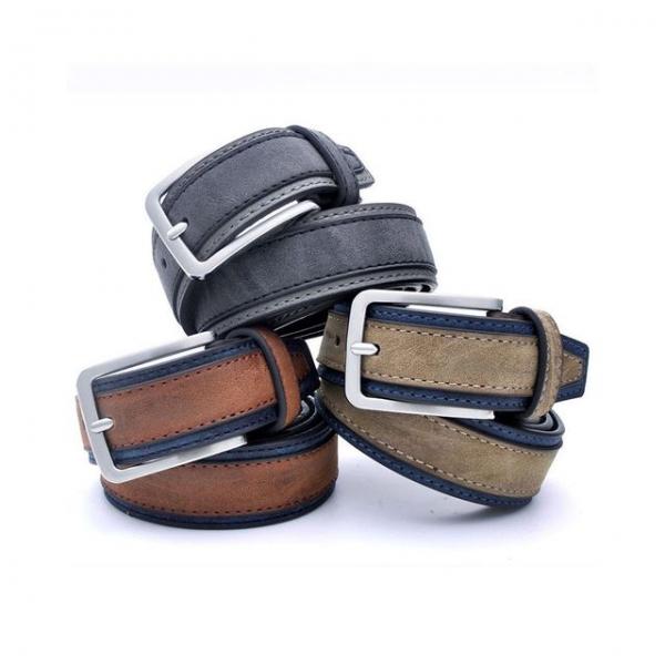남성 캐주얼 버클 벨트 폭 3.3cm 크로스오버