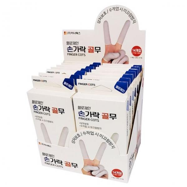 헬로제인 라텍스 손가락 골무 22개입x14개