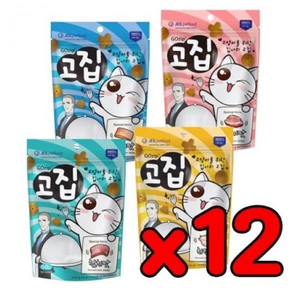 고양이 트릿 스틱 12개묶음 고집 60g