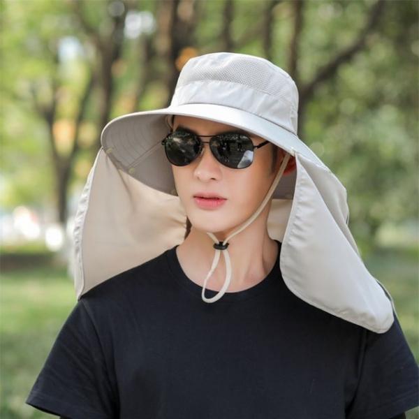 여름 농사 자외선 햇빛 차단 창넓은 모자 등산 낚시