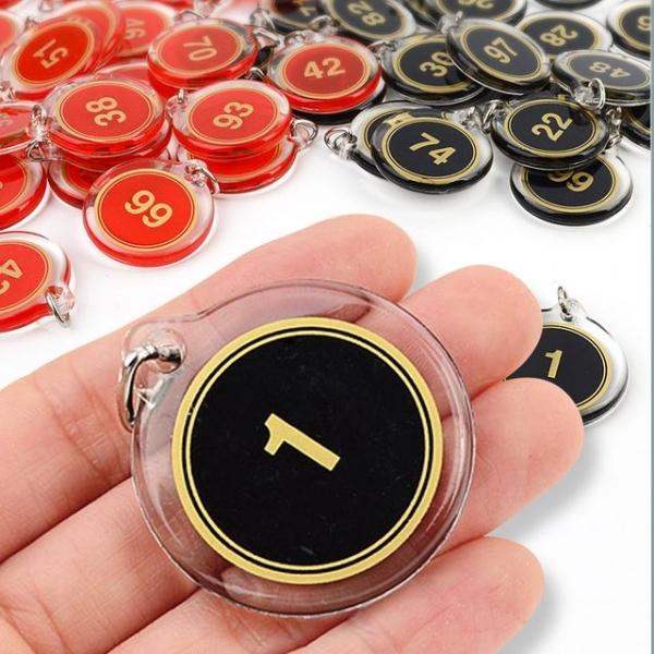 사물함 열쇠번호 양면숫자판 10P 사우나/헬스장/병원