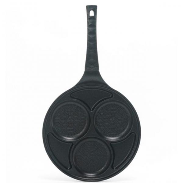 퀸센스 에그팬 핫케잌팬 계란 후라이팬 3구 28cm