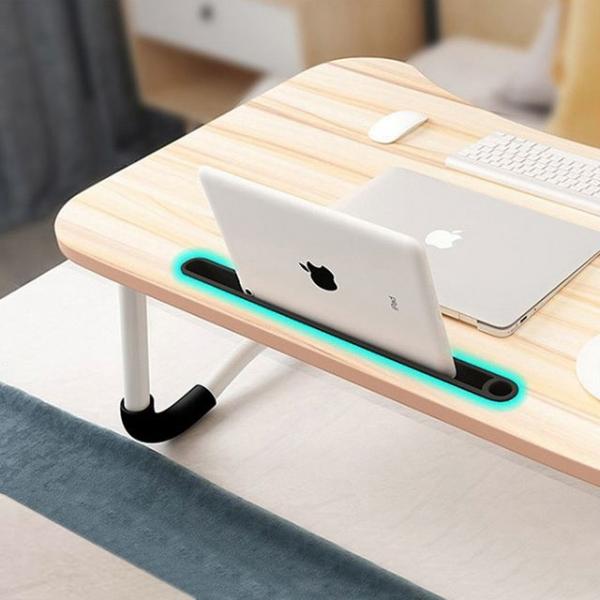 접이식 베드 테이블 컵홀더 좌식노트북 보조책상