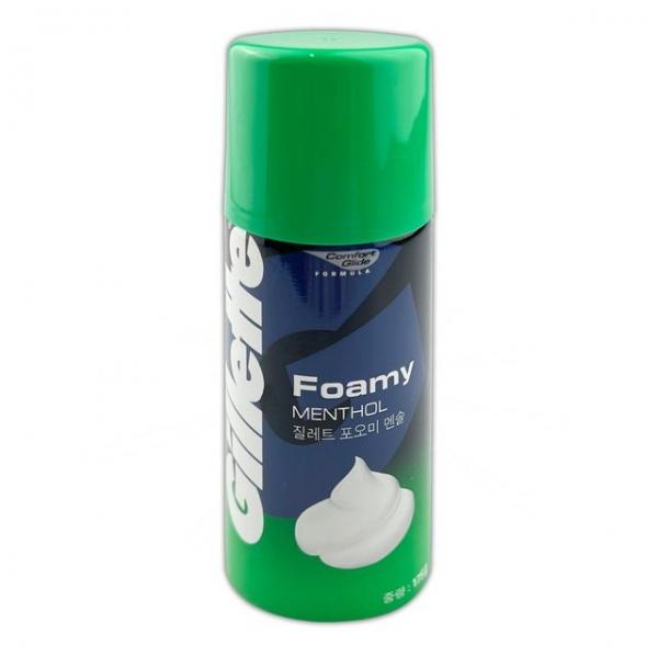 질레트 포오미 맨솔 쉐이빙 폼 175g -O