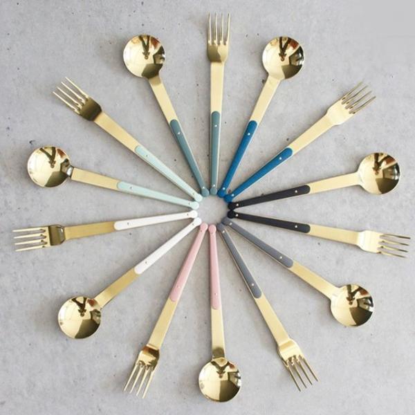 예쁜 디저트 스푼 포크 요거트수저 홈파티 손님상