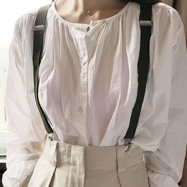 컬러 멜빵 성인용 카키