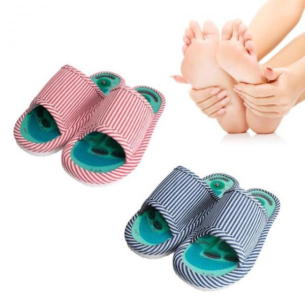 자석마사지 지압슬리퍼 사무실 발안마 손님