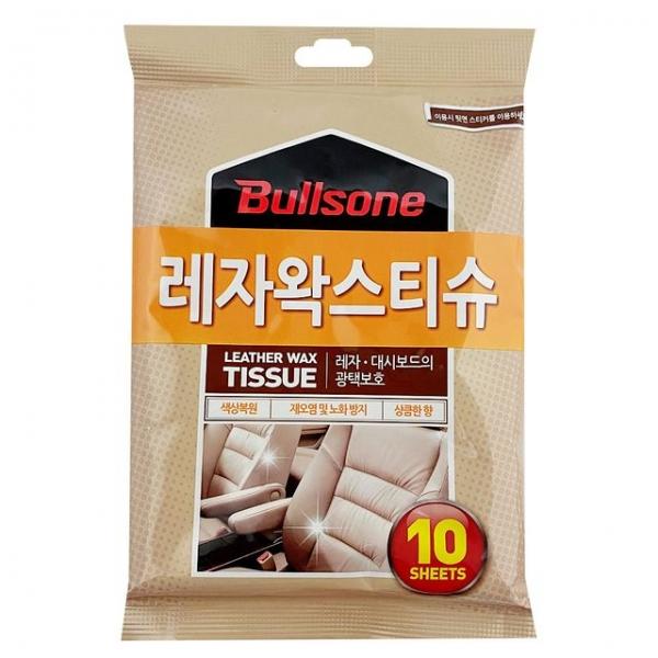 불스원 레자왁스 티슈(10매) 대쉬보드 광택보호 세정