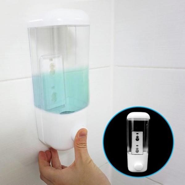 가정용 업소용 욕실 부착식 케이스 물비누 디스펜서