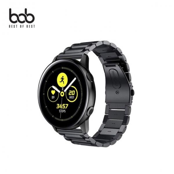 갤럭시워치7 6 5 4 액티브 원터치 메탈릭 밴드 스트랩