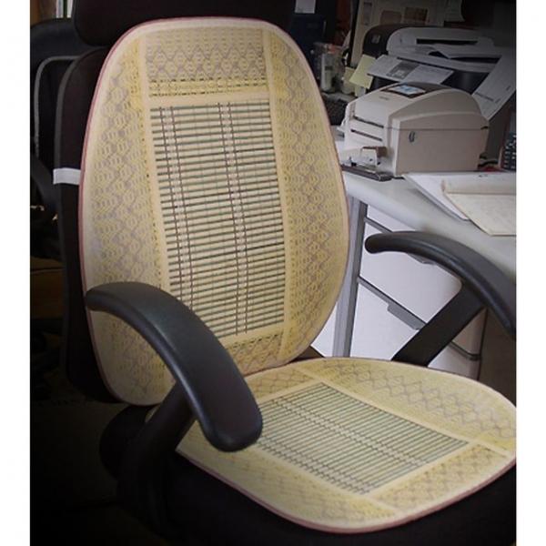 스마일굿 일체형 대나무시트 자동차시트 방석