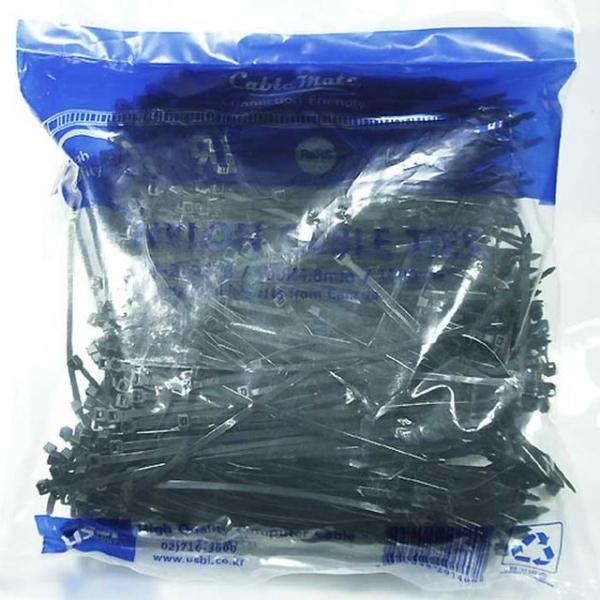 150mm 검정 케이블타이 중형 1000개
