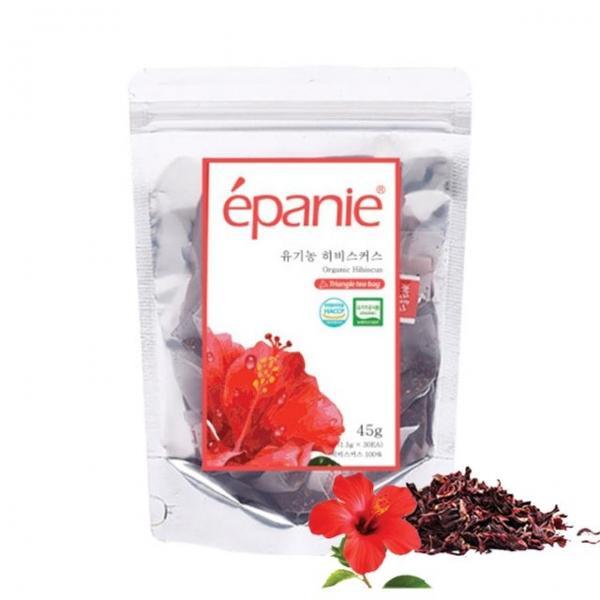유기농 히비스커스 30티백 삼각망 허브 꽃차 지퍼백