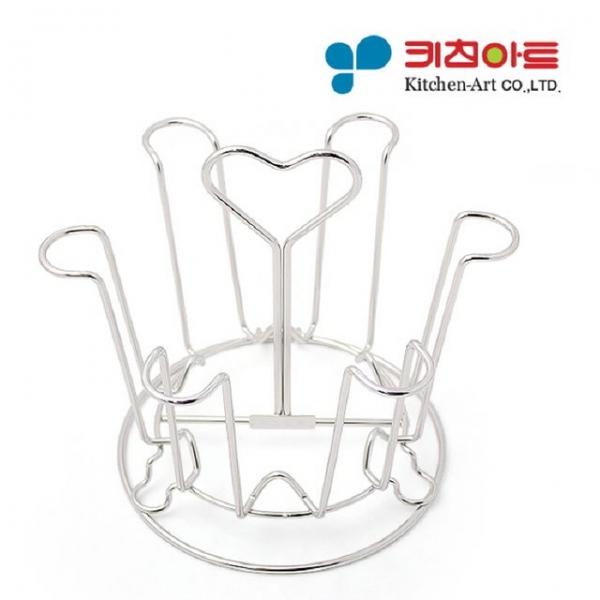 키친아트 원형 컵걸이 컵홀더 컵받침 컵건조대 걸이