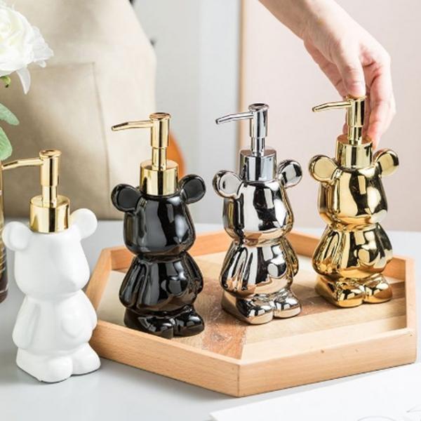 곰돌이 핸드 바디 워시 세제 욕실 리필용기 디스펜서