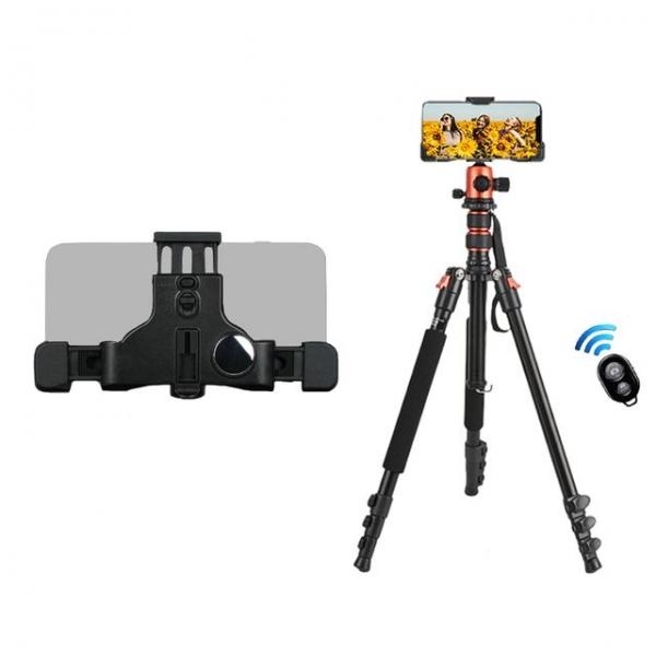 SMJ 스마트폰 휴대폰 고급 거치대 BT-777 볼헤드 삼각대 블루투스 리모컨 세트