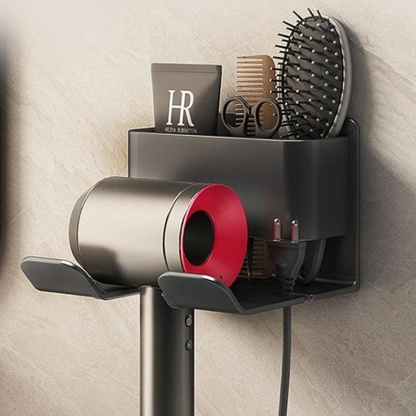 욕실 드라이기 거치대 무타공 수납 헤어 드라이걸이