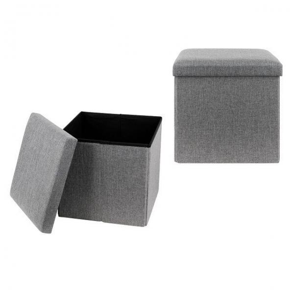 수납형 쿠션의자 약38x38cm 스툴체어