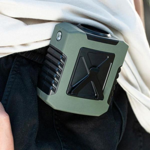 3IN1 휴대용 캠핑용 벨트 허리 미니 조명 선풍기