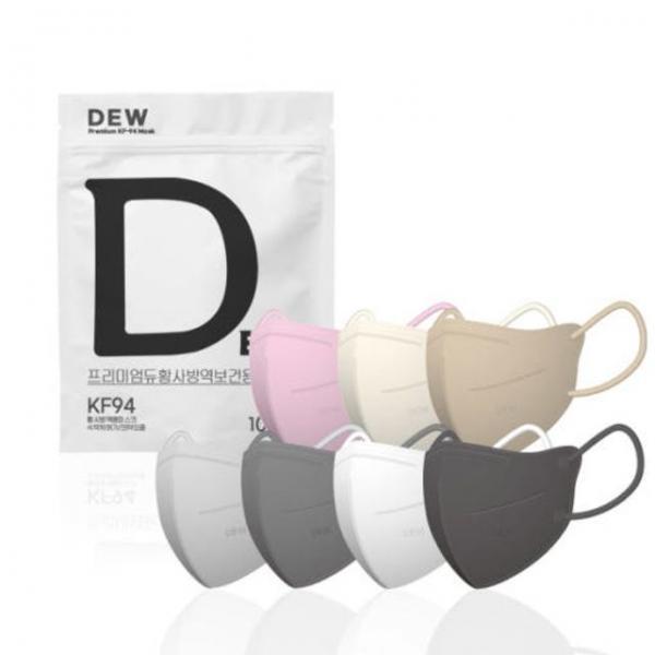 (100% 국내생산) 프리미엄 듀 새부리형 황사보건용마스크 100매 (KF94) 대형