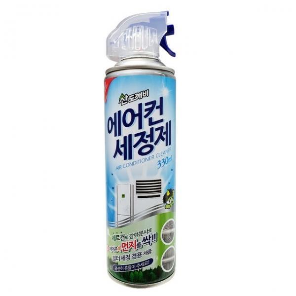 산 에어컨 세정제330ml 에어컨청소 탈취 벽걸이
