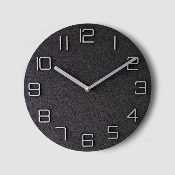 인테리어 무타공 거실 블랙 무소음 못없이시계