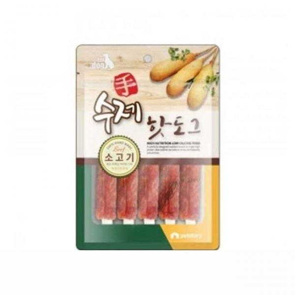애견간식 펫스토리 수제 핫도그 소고기 100g 10팩 1타