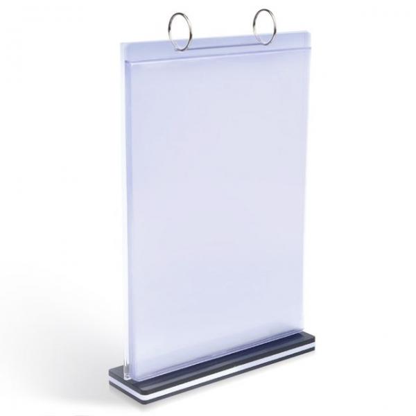 A4 스텐드북 6매 세로 링 포켓 식당 카페 메뉴판 안내