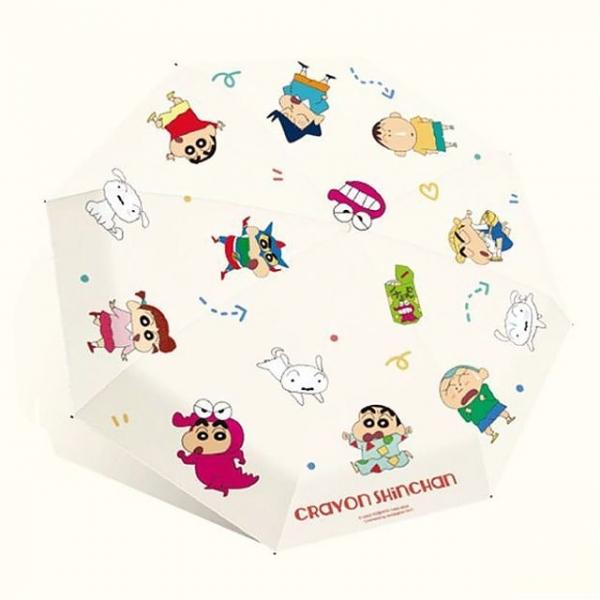 짱구 패턴 3단 양우산 자동우산 60cm 1P 장마 우산