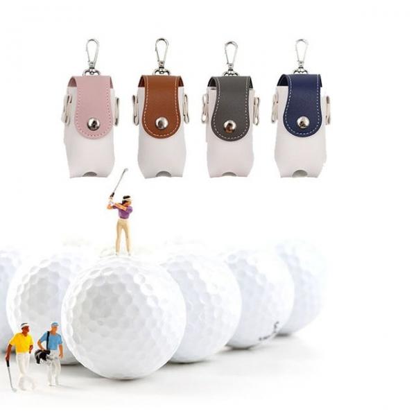 골프티 공주머니 PU 수납 파우치 볼포켓 골프백 힙색