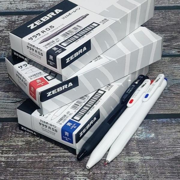 제브라 더 진한 0.5mm 중성펜/젤볼펜 사라사 R 1다스